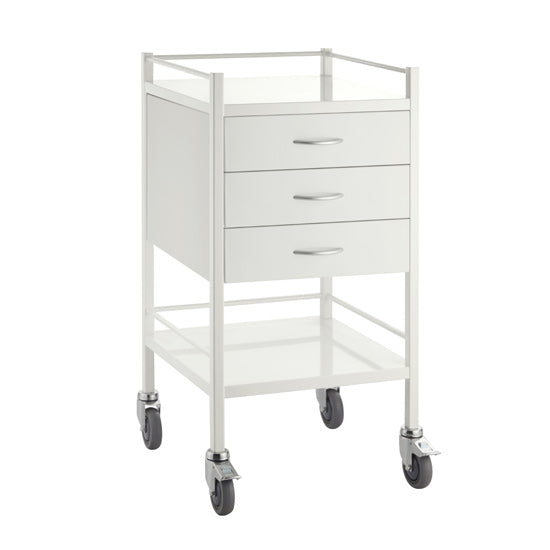 Powder Coated Single - 3 Drawer - 500 x 500 x 967