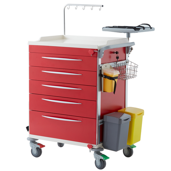 Emergency Trolley  - RED